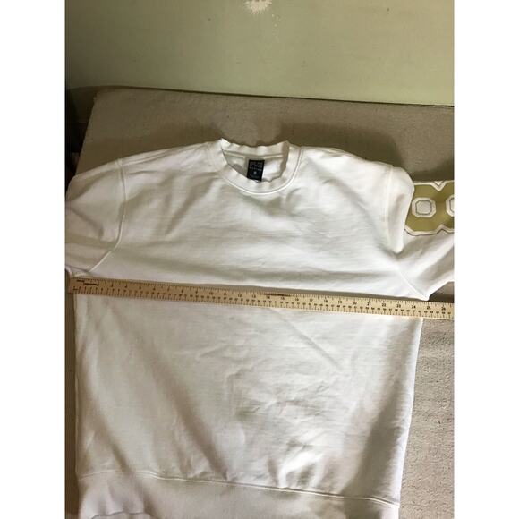 P. E Nation Women Sweatshirt Sz. XS  Cream/ Gold EUC Sporty Casual Comfortable - Picture 9 of 14